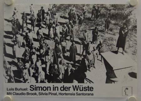 Simon in der Wüste originales deutsches Filmplakat (R80s)